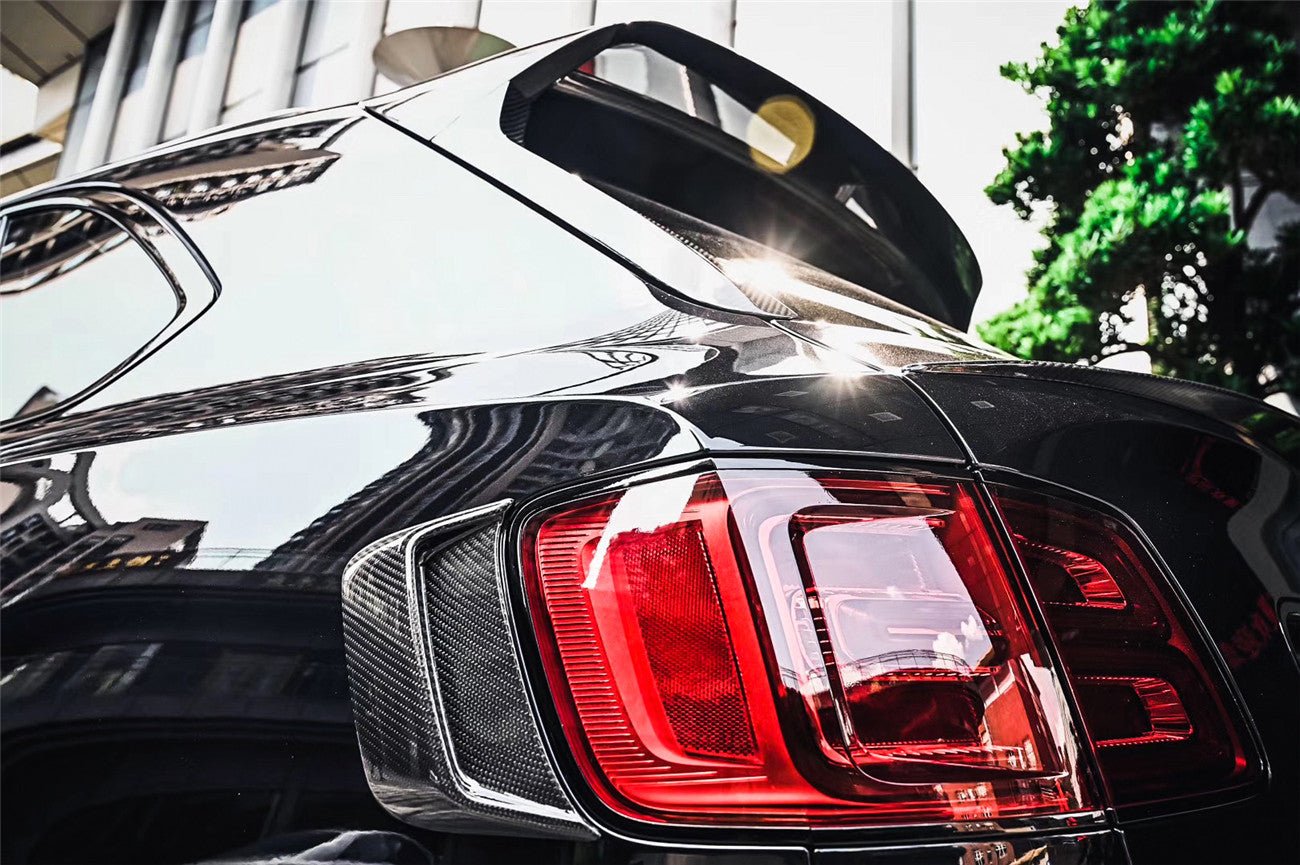 2016 - 2019 Bentley Bentayga OD Style Carbon Fiber Roof Spoiler